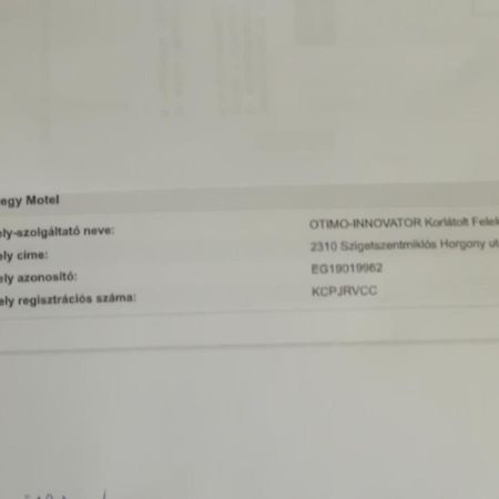 시게첸트미클로스 M0 Lakihegy Horgony U 10 모텔 외부 사진